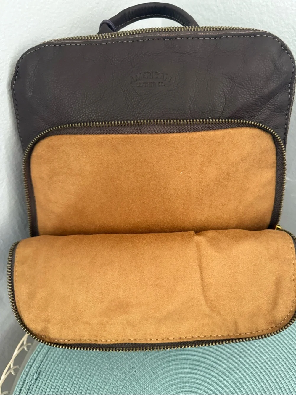 American Leather Co. Women’s Cleveland Dark Brown Leather Backpack